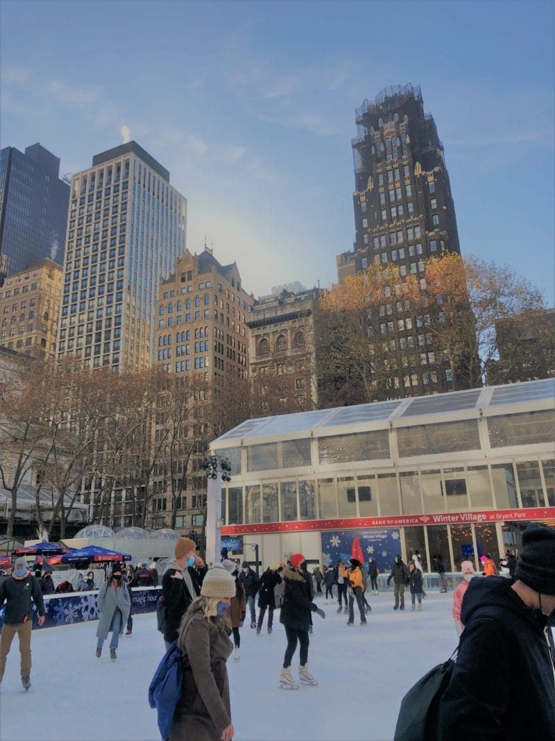 Bryant Park skating rink