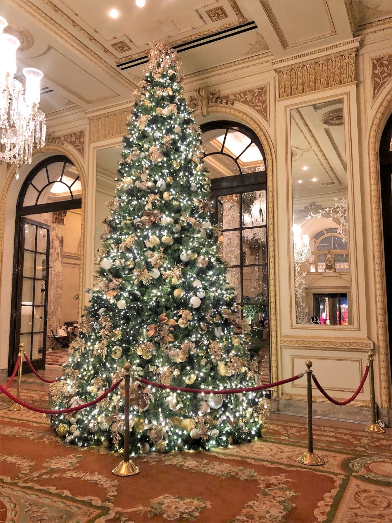 NYC Plaza hotel at Christmas