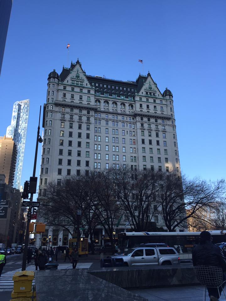 NYC Plaza hotel at Christmas