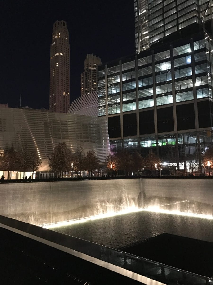 9/11 memorial in NYC