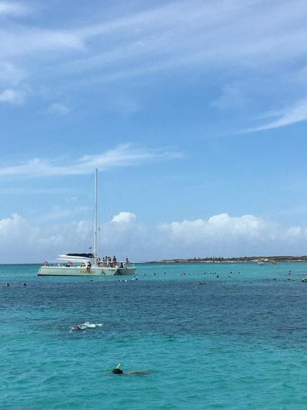 snorkeling in Aruba