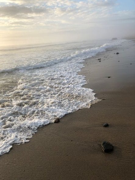 Cape Cod beach in the fall