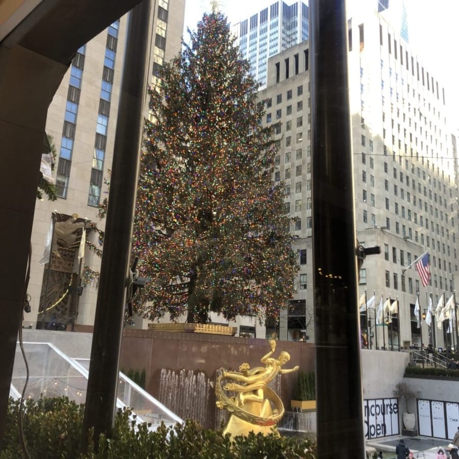 Rockefeller Center Coach Chalet view