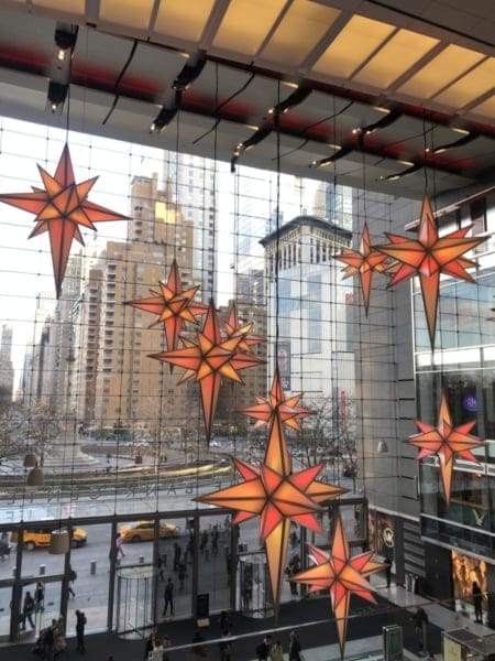 Columbus circle at Central Park