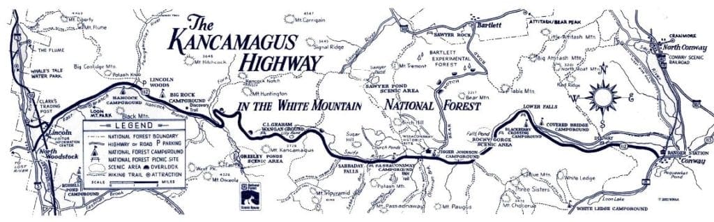 Kancamagus map