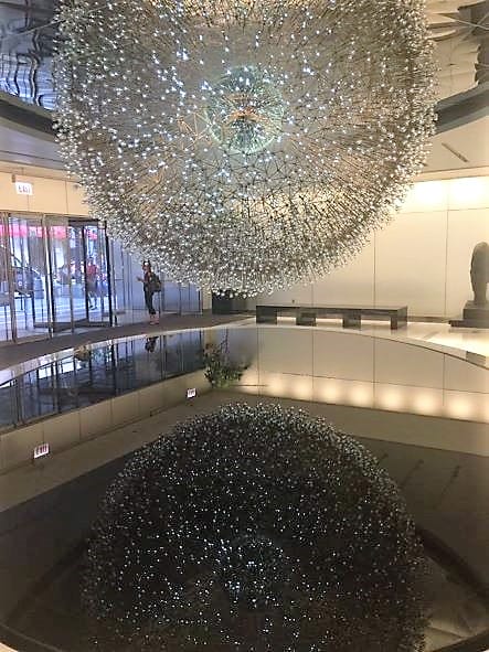lobby at John Hancock Center in Chicago