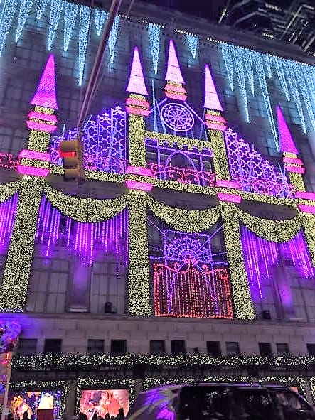 Saks Fifth Ave Holiday light display