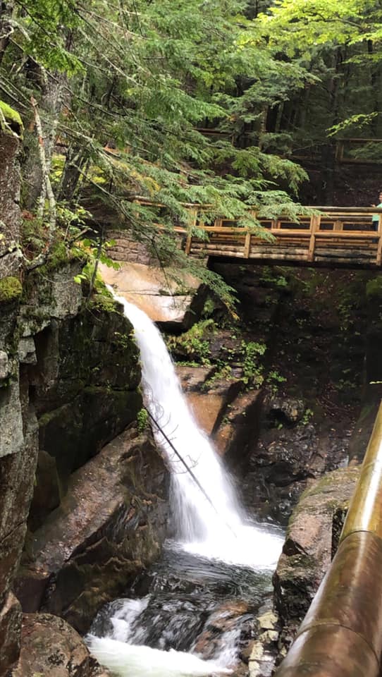 Kancamagus waterfall