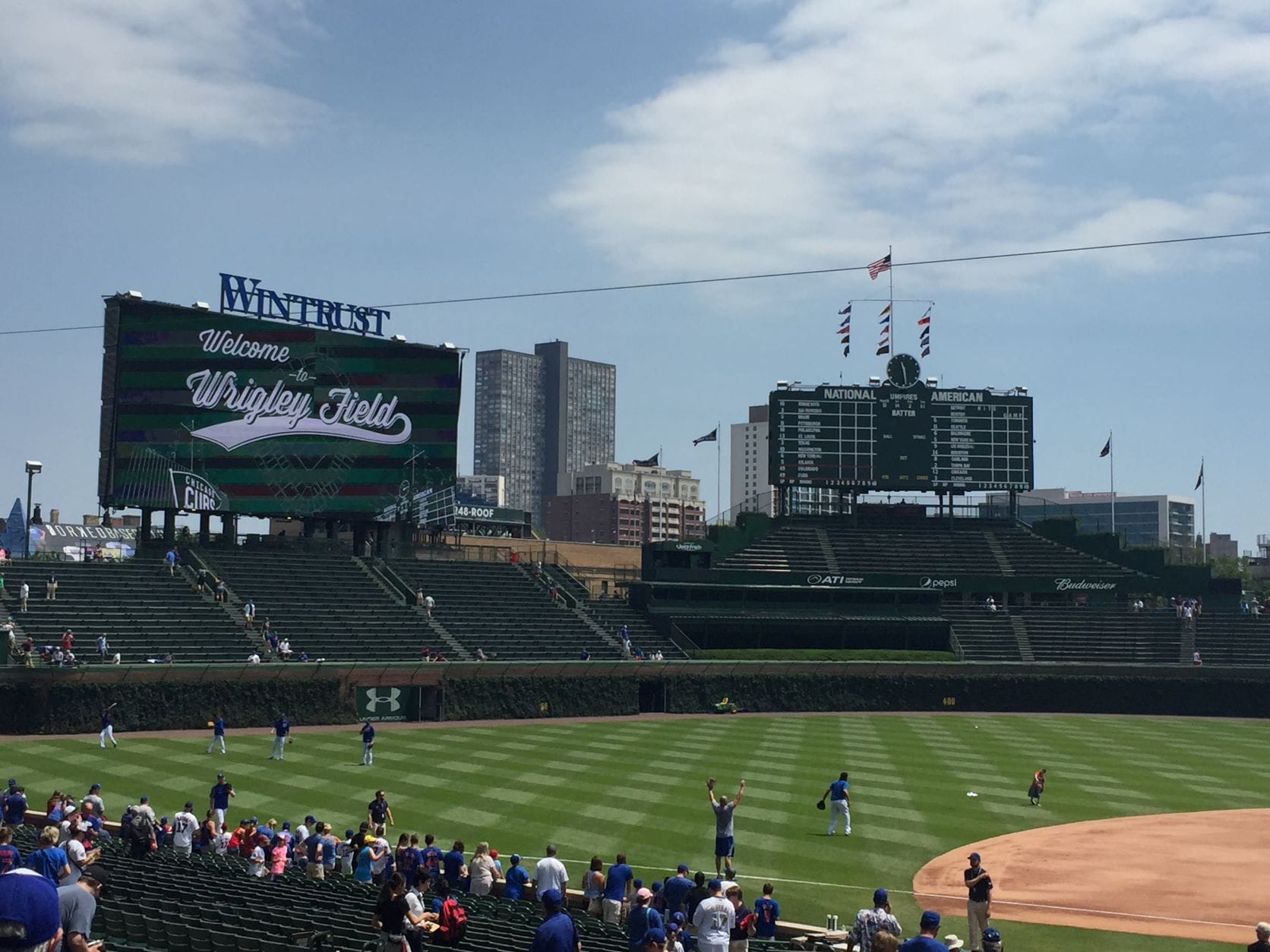 Wrigley Field in Chicago