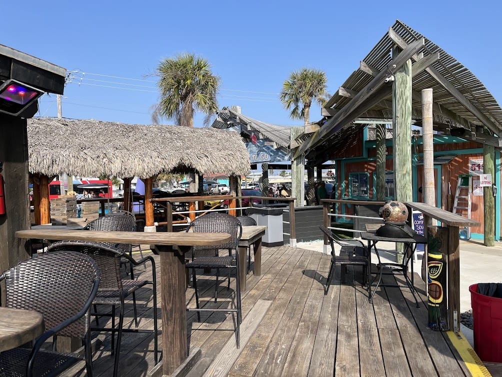 Bron's backyard in Port Aransas