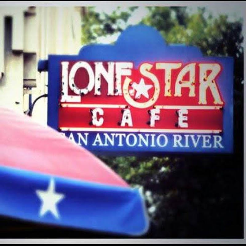 Lone Star Cafe sign in San Antonio