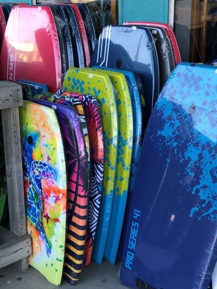 Boogie Boards in Port Aransas