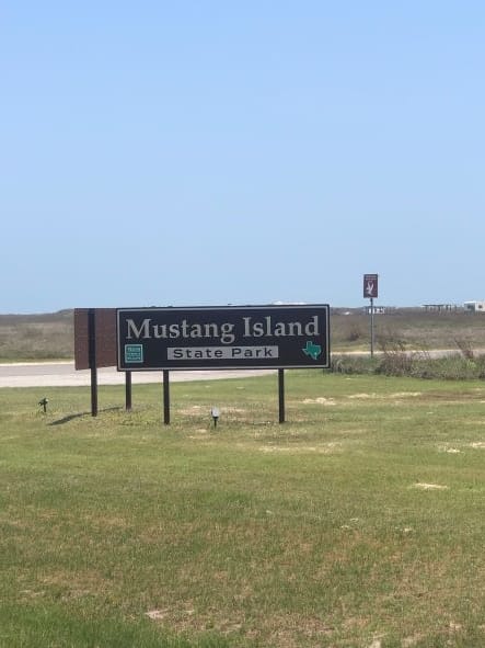 port aransas texas Mustang Island State park entrance