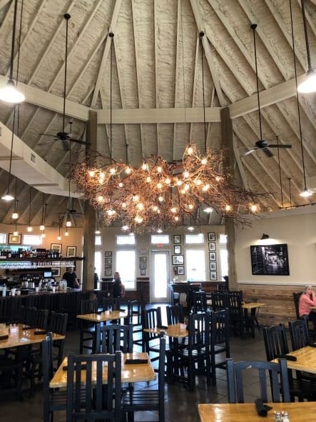 Spaghetti Works interior at Port Aransas Restaurant