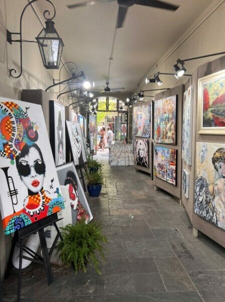 Explore art galleries on your girls trip to New Orleans