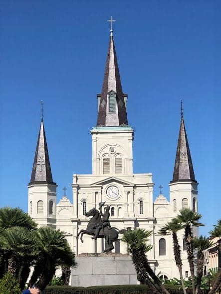 St Louis cathedral in New Orleans