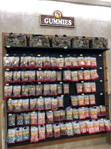 Gummies Wall at Buc-ee's