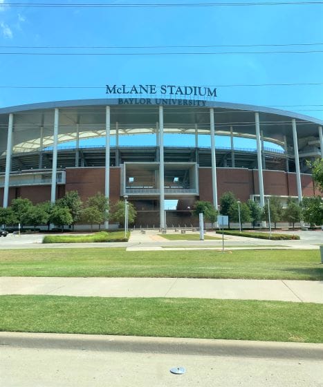 McLane Stadium in Waco, Texas