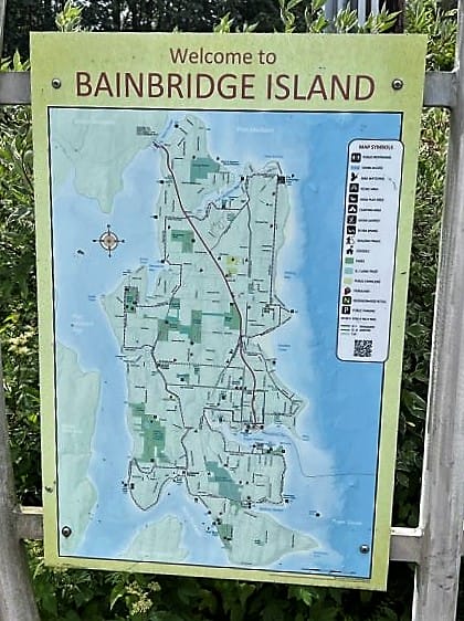Bainbridge Island map