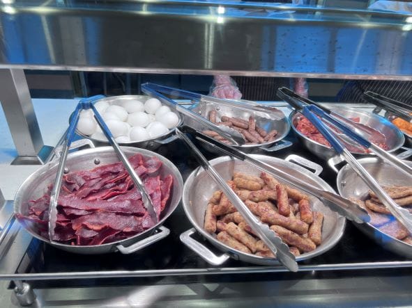 Breakfast lido deck HAL