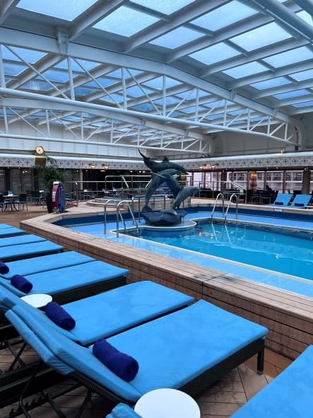 HAL Cruise enclosed deck pool