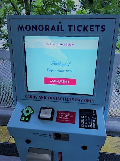 Monorail ticket booth