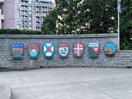 Confederation Plaza at cruise port in Victoria BC