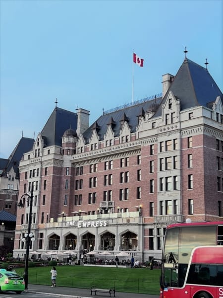 Fairmont Empress at Victoria Cruise port