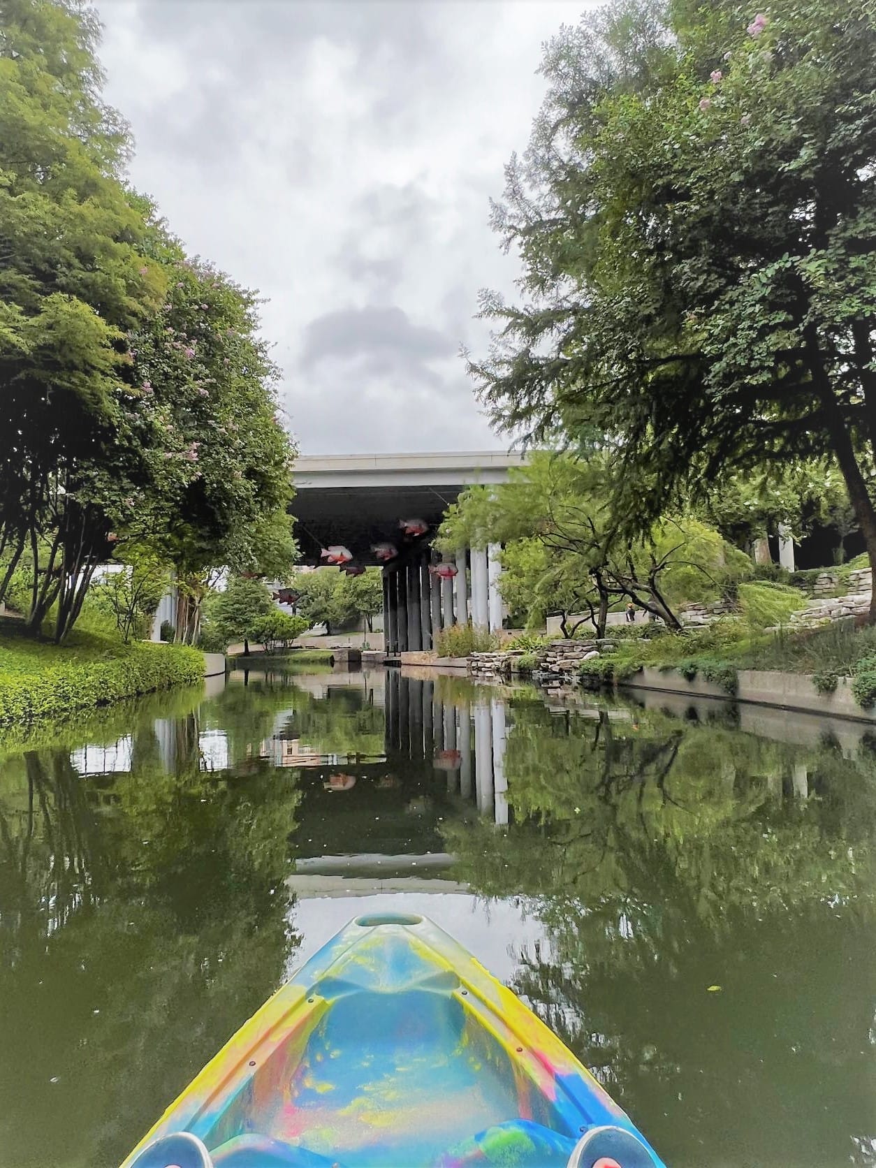 kayak paddling trail San Antonio Riverwalk