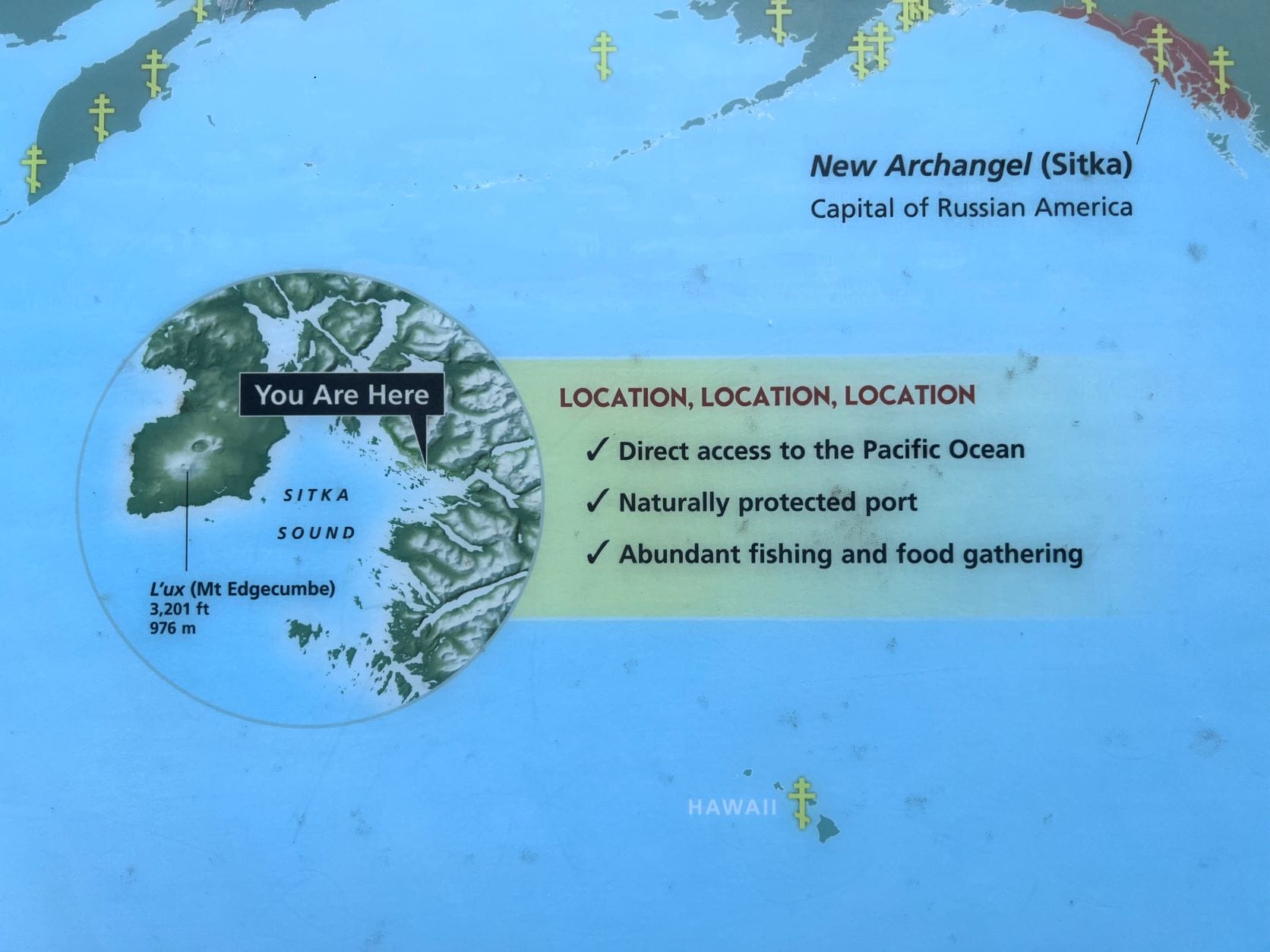 Sitka location map