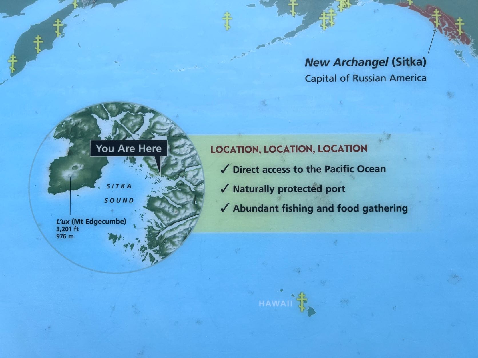 Sitka location map