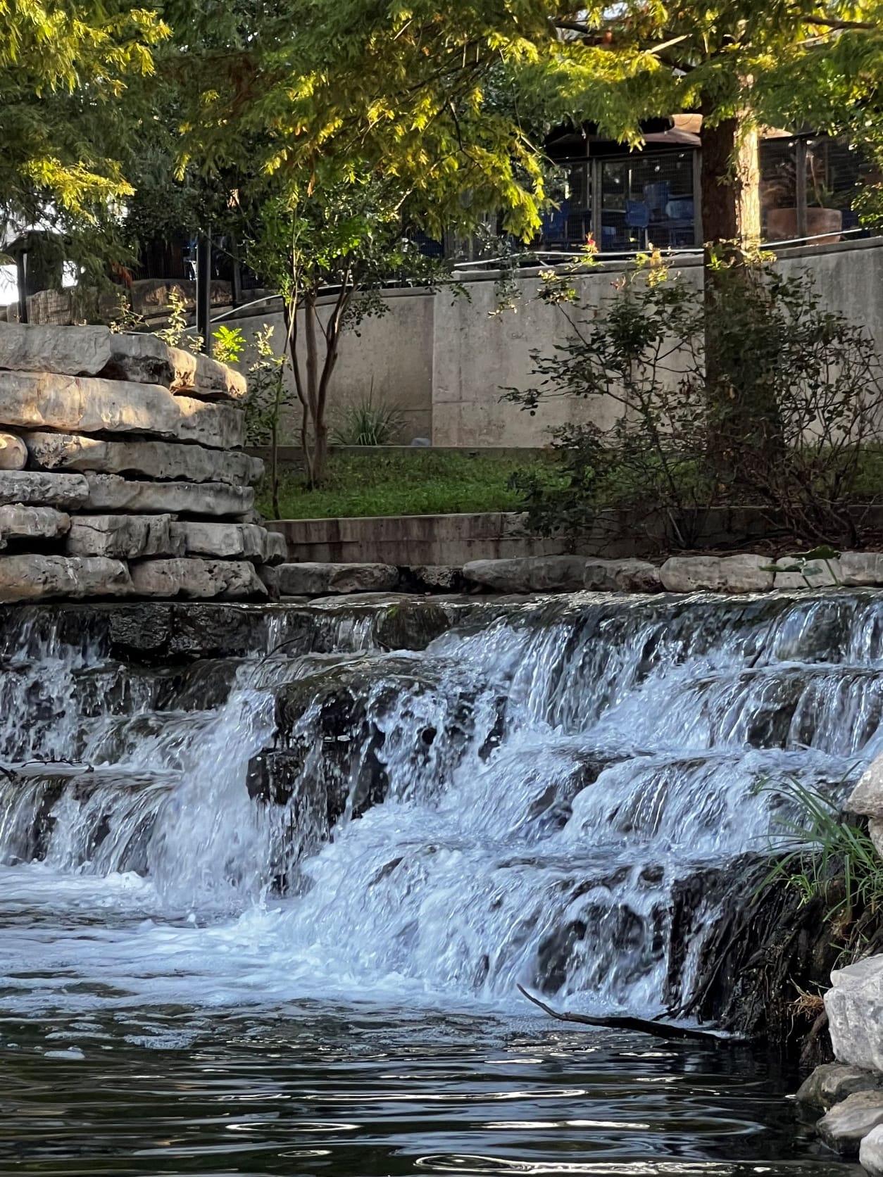 San Antonio Riverwalk waterfall