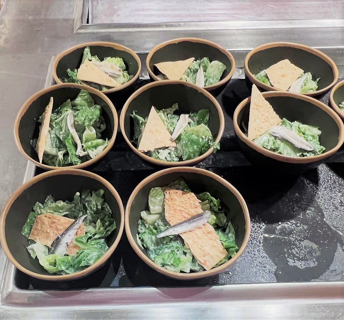 caesar salad at Cosmopolitan buffet