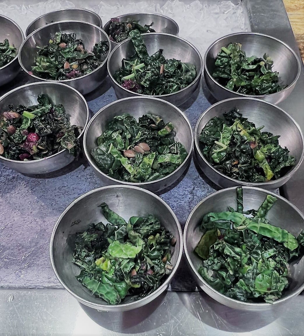 spinach salad at Cosmopolitan buffet