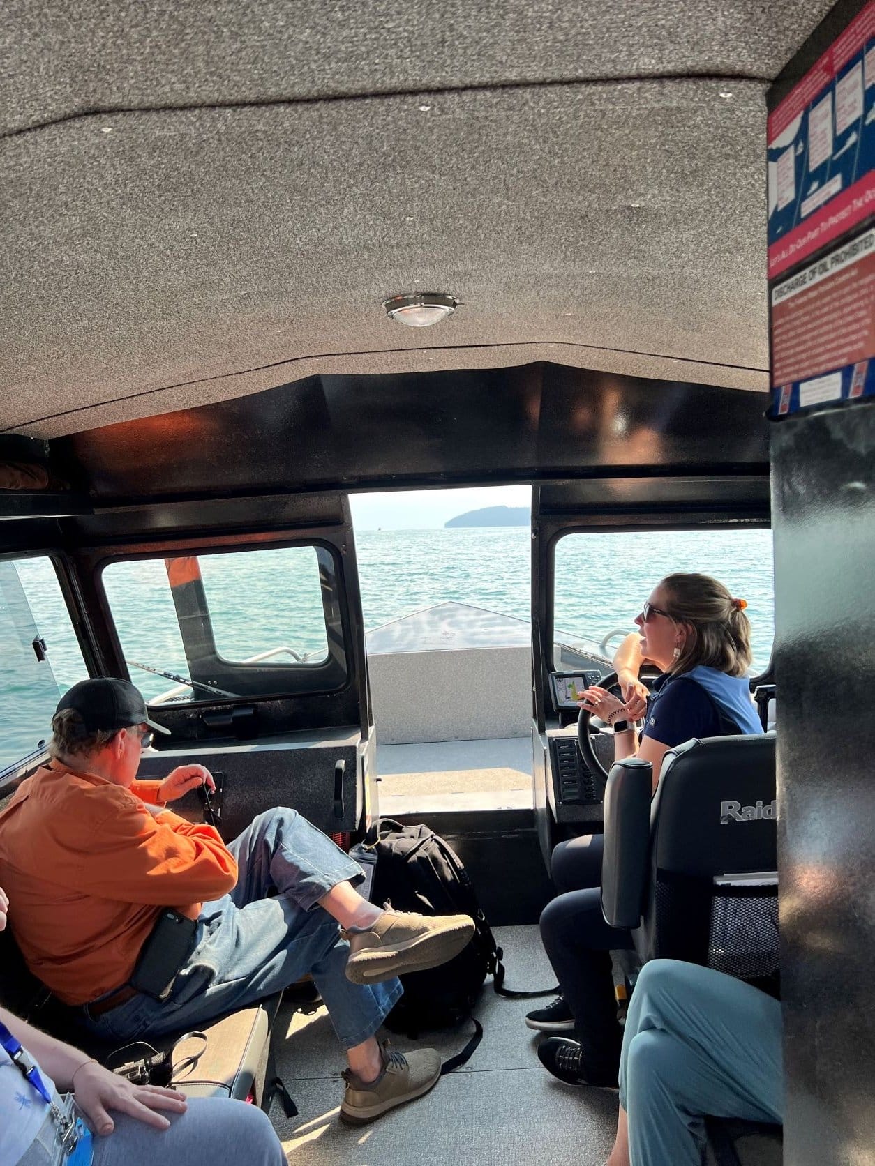 Juneau whale watching boat