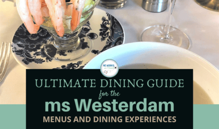 ms westerdam menus