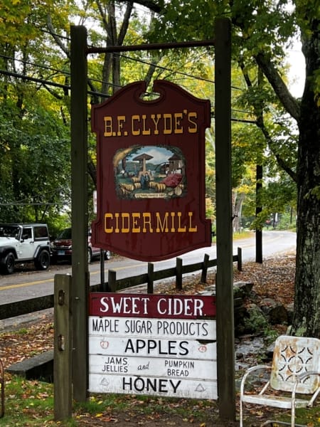 Cider Mill Mystic, CT in the fall