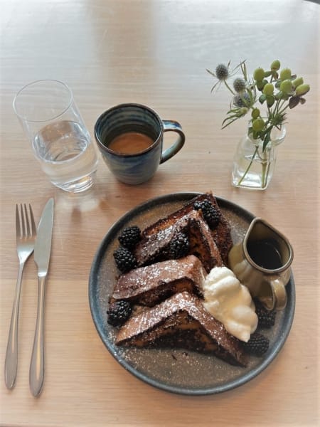 Brioche french toast at Shipwrights Daughter