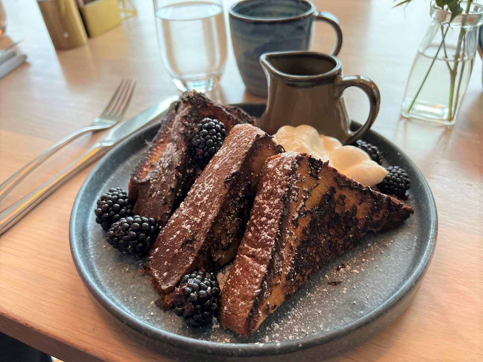 brioche French toast at Shipwright's Daughter