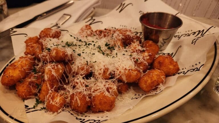 Fried cheese at Merchants Nashville