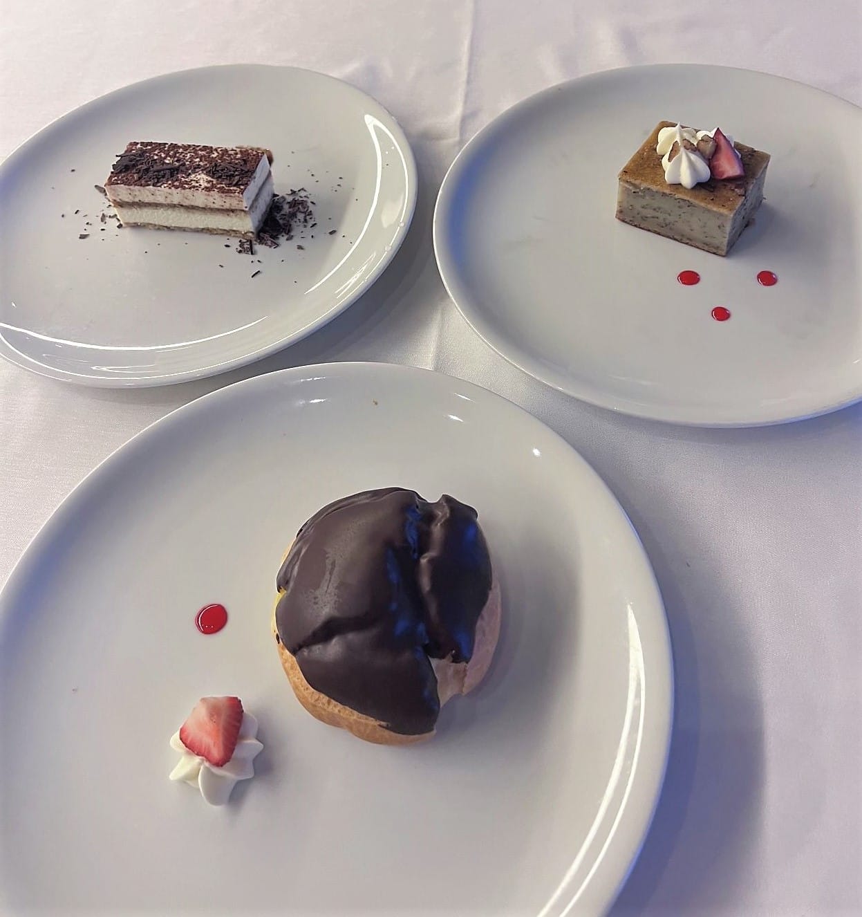 ms Westerdam gala night desserts