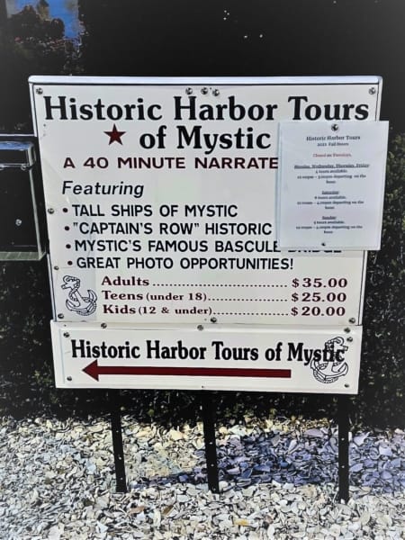 Historic Harbor Tours in Mystic, CT