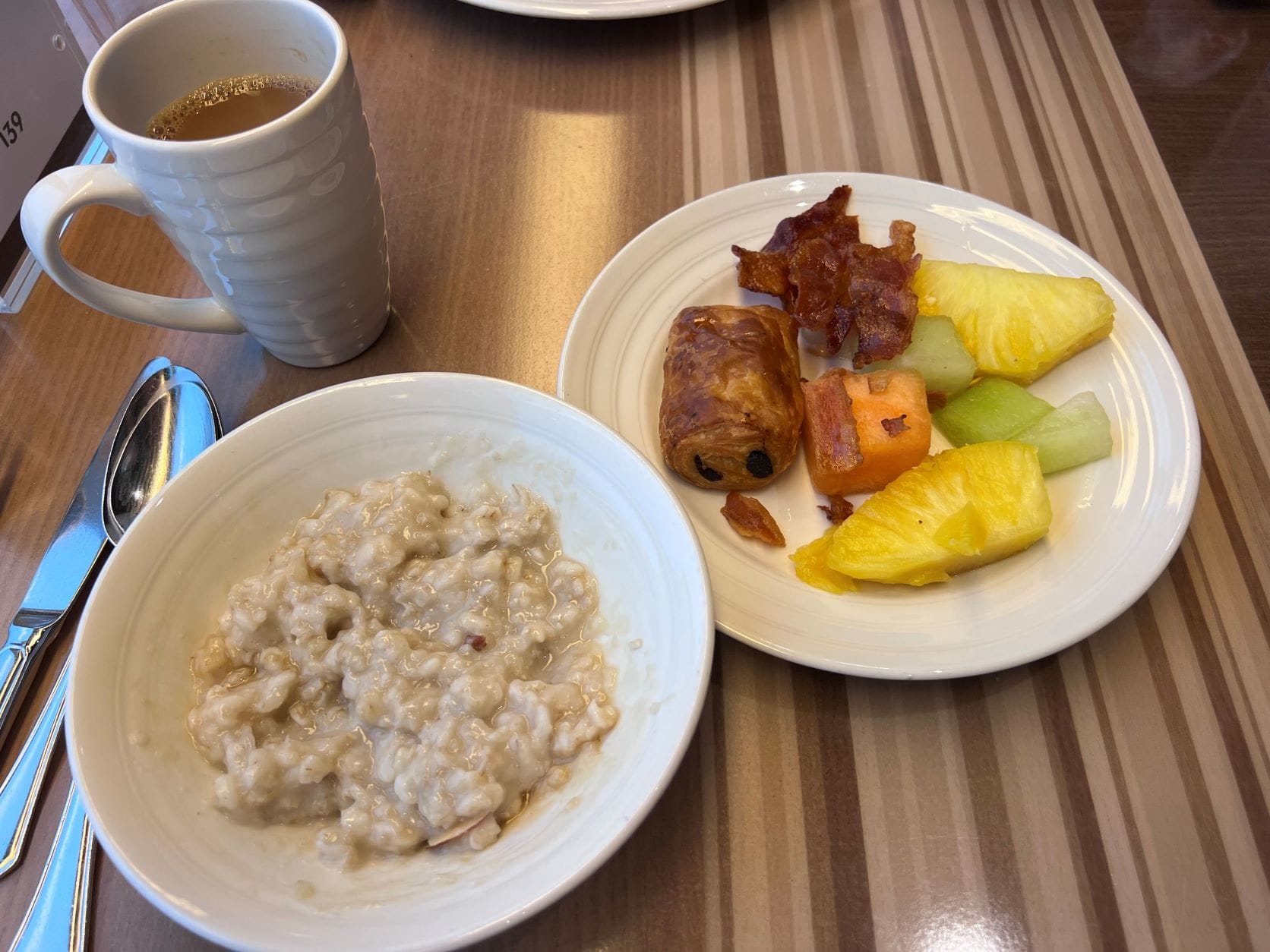 breakfast at the Lido Market