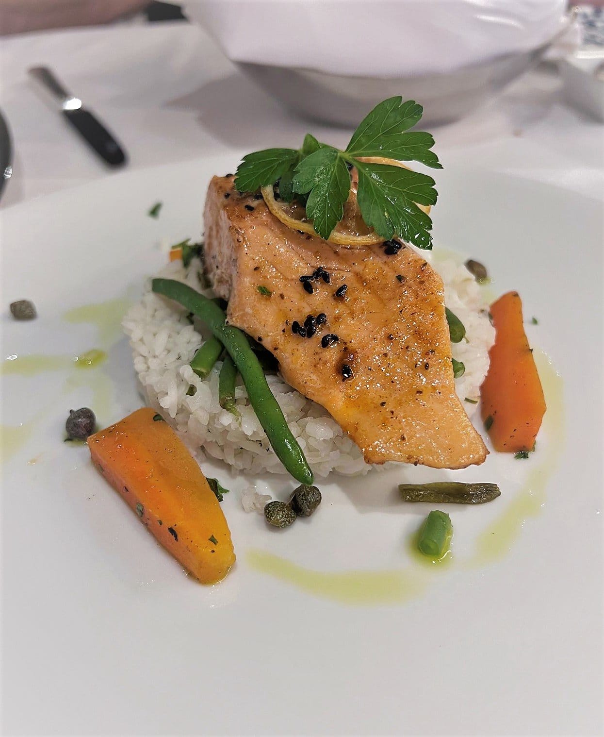 Main dining room menu