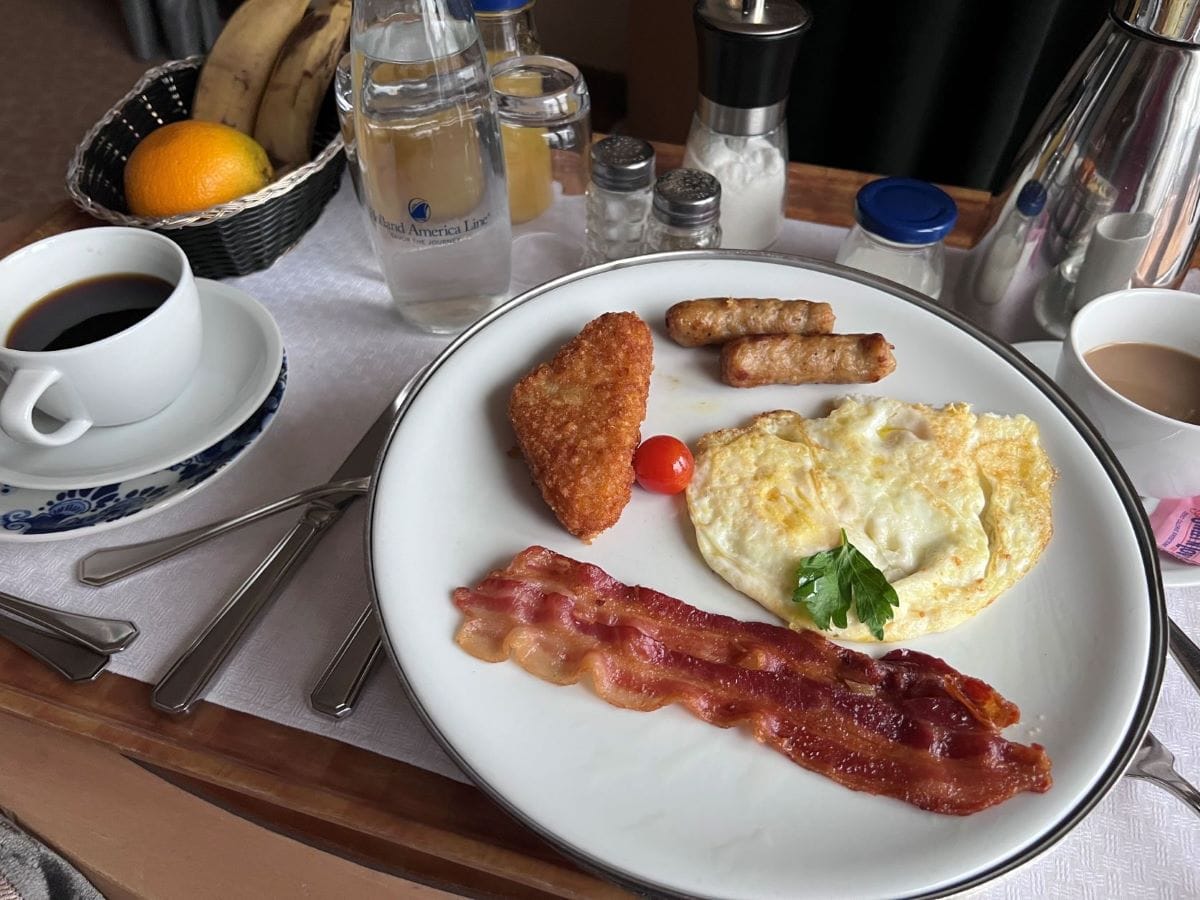 ms Westerdam room service menu