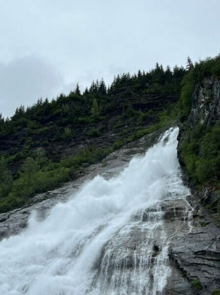 Nugget Falls at Mendenhall Glacier