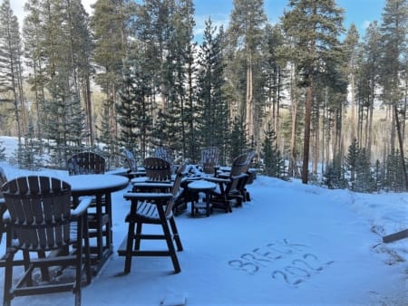 Breck backyard view