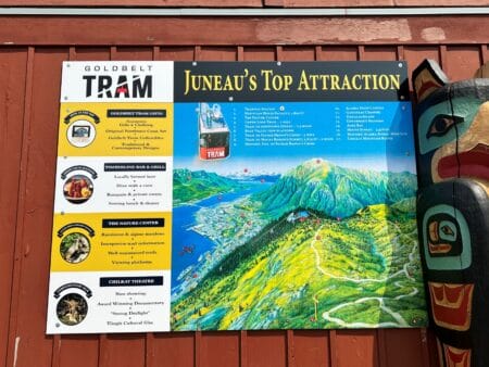Juneau' Goldbelt Tram map