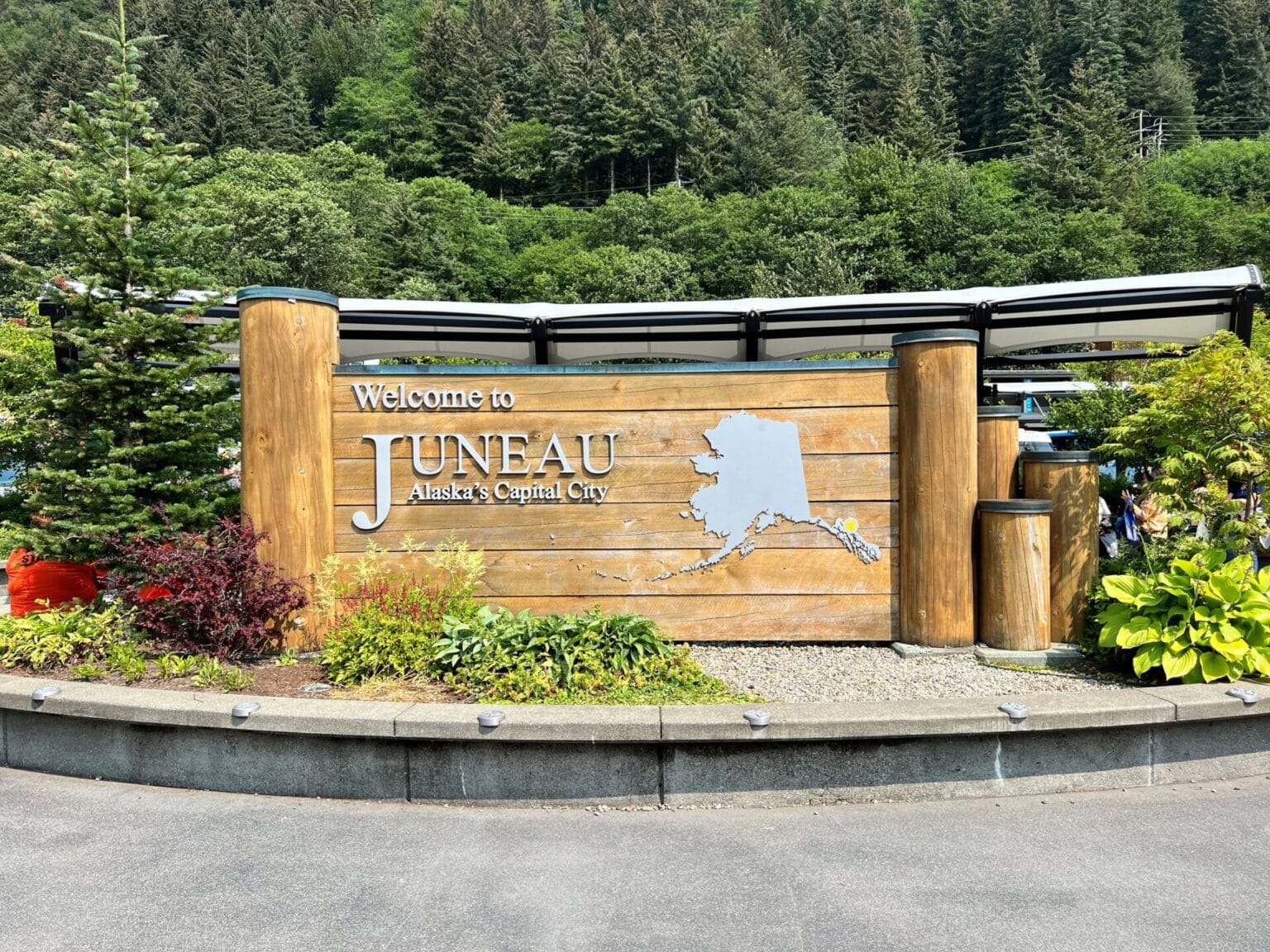 Juneau's capital sign