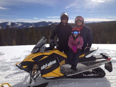 Snowmobiling in Breckenridge